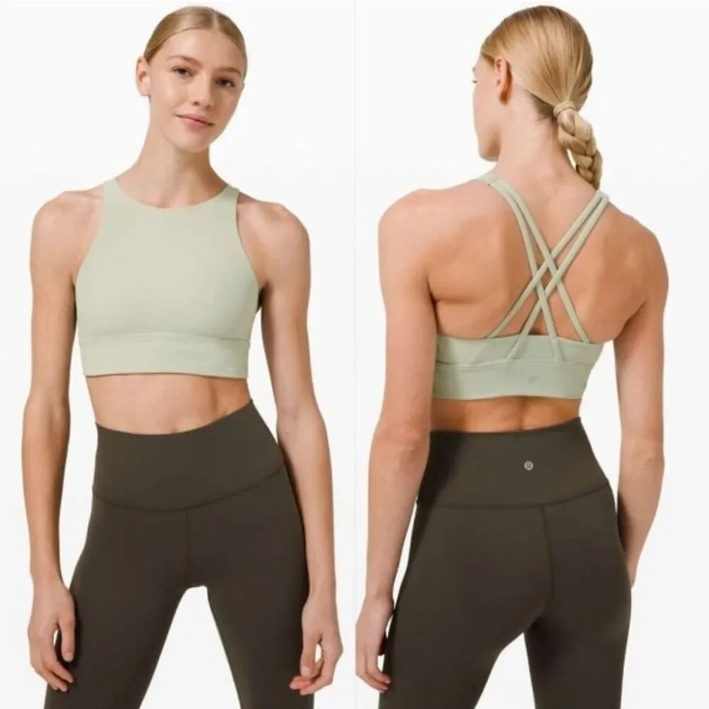 Lululemon Athletica Energy High Neck Rib Bra Size 6 - Picture 1 of 6